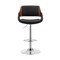 Armen Living Colby Adjustable Black Faux Leather and Chrome Finish Bar Stool LCCYBAWABL - alternate 8